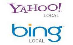 Bing and Yahoo Local Map Listings
